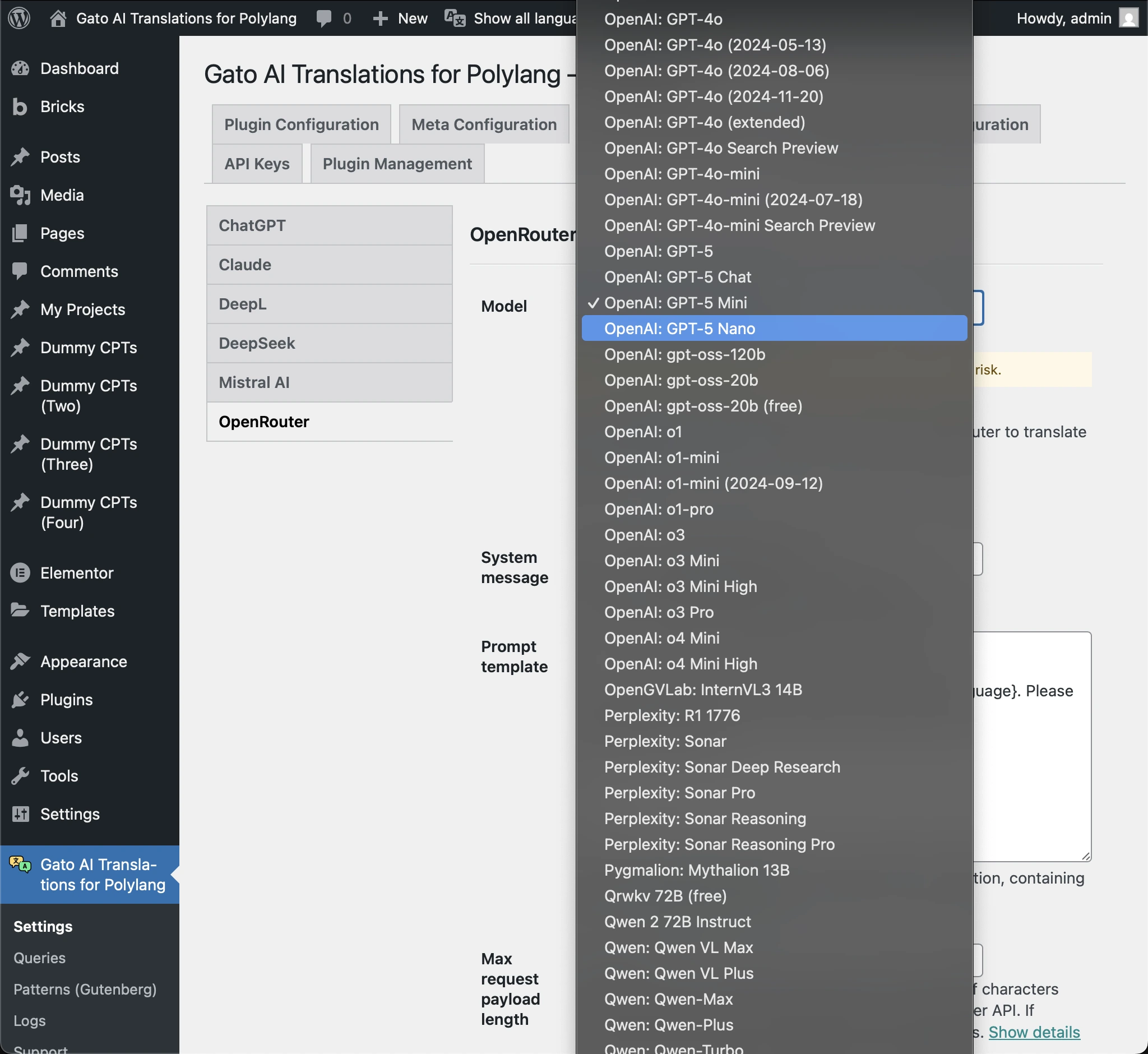 OpenRouter'da mevcut yapay zeka modelleri listesi