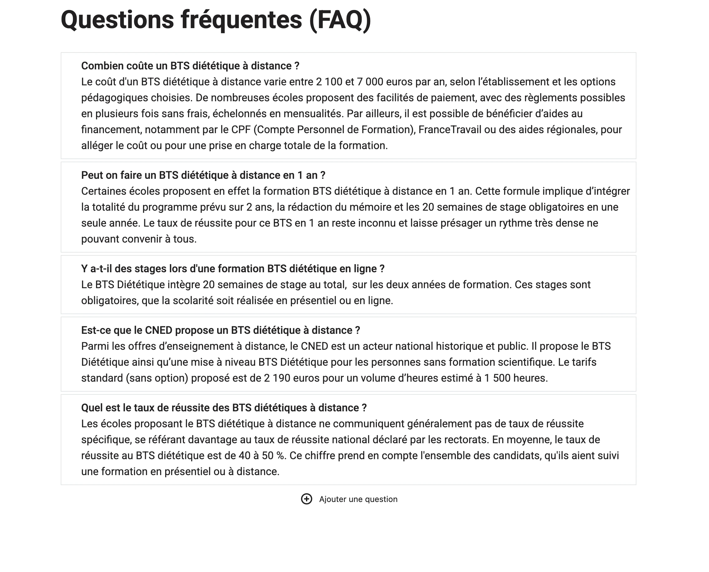 Basit dize içeren Yoast FAQ bloğu