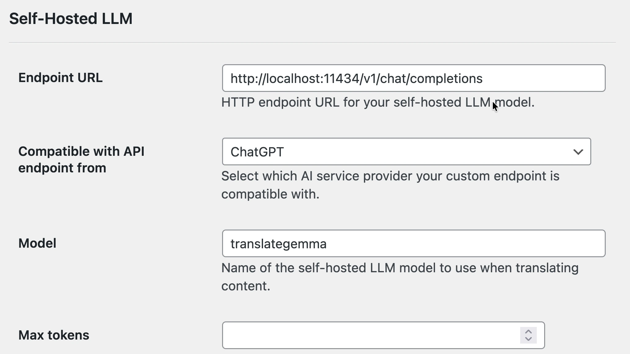 Self-hosted LLM'ler